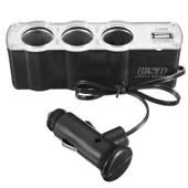 Kablolu 12V Çakmaklık Çoğaltıcı ve 5V Usb Soket Çoğaltıcı PMX-1233 - 3