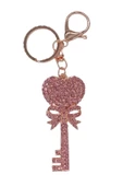 Kristal Taşlı Pembe Anahtar Anahtarlık No.1 thumbnail 10