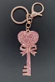 Kristal Taşlı Pembe Anahtar Anahtarlık No.1 thumbnail 8