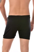 Tutku Erkek Ribana Paçalı Külot  0111 - 12 Adet  Siyah 2XL - 2