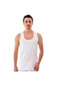 Tutku Erkek Klasik %100 Pamuk'lu Atlet 0101 - 12 Adet  Beyaz 2XL - 1