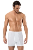 Erdem Erkek Pamuklu Paçalı Külot 1350 - 6 Adet  Beyaz XL - 1