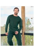 Aydoğan Erkek Modal Uzun Kollu  Pijama Takımı 3435 - 1 Adet  M Yeşil thumbnail 1