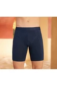 Berrak Erkek Likralı Uzun Boxer 1125 - 3 Adet  Lacivert S thumbnail 2