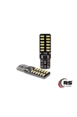 Canbus Dipsiz T10 W5w Led Park Lamba Ampül 2 Adet Takım Beyaz - 1