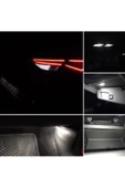Canbus Dipsiz T10 W5w Led Park Lamba Ampül 2 Adet Takım Beyaz - 4