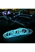 2 Metre Buz Mavi Araç Içi Torpido Ledi Renkli Ip Neon Ip Led Şerit Led Neon Ip Led - 1