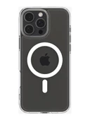 iPhone 16 Pro Kılıf Crystal MagSafe Özellikli Şeffaf thumbnail 2