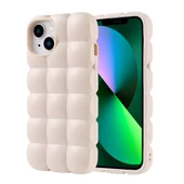 iPhone 14 Kılıf Parlak Esnek Silikon Dom Dom Kapak - 5
