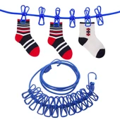 SUNUP TAŞINABİLİR ELASTİK MANDALLI ÇAMAŞIR İPİ - 1