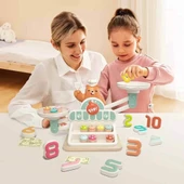Woody Ahşap Manyetik Terazi Alışveriş Oyunu 34 Parça - 5