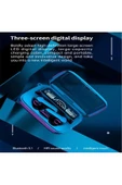 M19  Bt5.1 Kablosuz Kulaklık 3d Dokunmatik Kontrol Led Dijital Ekran M19 - 2