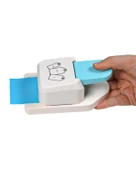 Kamei 3 Boy Etiket Desenli Büyük Delgeç KM8710B - 2