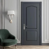 Armoni Oda Kapı Kolu Nikel İnox Aynalı Sağa Sola Uygun Ön Arka Oda Kapısı 1 Takım thumbnail 3