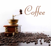 Kahve Makinalı Cafe Duvar Kağıdı Baskı - 5