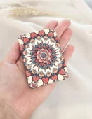 Ayna Makyaj Aynası Model Cep El Aynası Çanta Seyahat Taşınabilir thumbnail 2