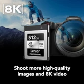 Lexar 512GB CFexpress Type B 1750Mb/1300Mb Hafıza Kartı - 6