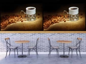 Fincanda Kahve Cafe Duvar Kağıdı Baskı - 4