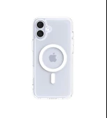 iPhone 16 Kılıf Crystal MagSafe Özellikli Şeffaf thumbnail 1