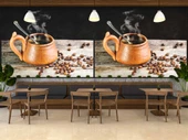 Fincanda Kahve Cafe Duvar Kağıdı Baskı - 3