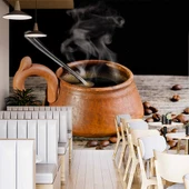 Fincanda Kahve Cafe Duvar Kağıdı Baskı - 2