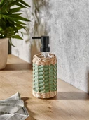 The Mia Rattan Sıvı Sabunluk Yeşil 483 ml SBN0075 - 2
