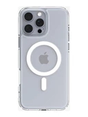 iPhone 16 Pro Max Kılıf Crystal MagSafe Özellikli Şeffaf thumbnail 2