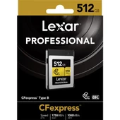 Lexar 512GB CFexpress Type B 1750Mb/1500Mb Hafıza Kartı - 8