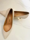 Gloria Paris Siyah Ve Bej Deri Kadın Stiletto - 3