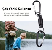 Shufa Çift Karabinalı Mıknatıs Ekipman Tutucu thumbnail 4