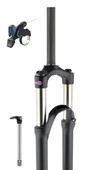 SUNTOUR 27.5" XCR AIR RL-R Disk Fren, Gidondan Kilitli Amortisörlü Maşa - Mat Siyah - 1