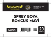 20 Adet (1 Koli) Sprey Boya Boncuk Mavi 400 Ml. - 5