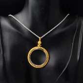 Tam Altınlık Dorikalı Kolye Ucu thumbnail 3