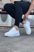 Terzi Bey Tb016 Beyaz Triko Erkek Casual Ayakkabı thumbnail 3