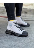 Terzi Bey Tb017 Gri Siyah Erkek Yarım Bilek Casual Ayakkabı - 1
