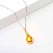 Su Damlası 22 Ayar Altın Kolye Ucu thumbnail 2