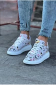 Terzi Bey Tb501 Dergi Desenli Boyalı Erkek Casual Ayakkabı - 1