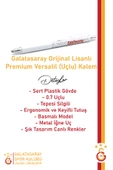 Galatasaray Orijinal Lisanslı Siyah Balıkçı Yaka Sweat Uçlu Kalem Bileklik Set Hediyelik Kutulu thumbnail 4