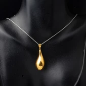 Su Damlası 22 Ayar Altın Kolye Ucu thumbnail 3