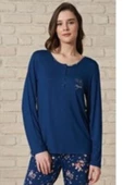 Pijadore Kadın Uzun Kollu Pijama Takımı 1730 - 4