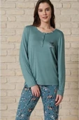Pijadore Kadın Uzun Kollu Pijama Takımı 1730 - 2