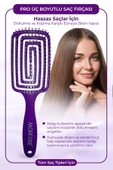 Morfose Pro Üç Boyutlu Saç Fırçası Mor - 2