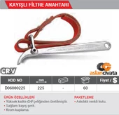 Dht Kayışlı Filtre Anahtarı 225 MM thumbnail 2