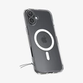 iPhone 16 Plus Kılıf Crystal MagSafe Özellikli Şeffaf thumbnail 5