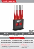 Dht 6'lı Düz Zımba Set D06049306 - 2