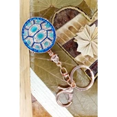 Kristal Taşlı Mavi Kaplumbağa Anahtarlık No.2 thumbnail 4