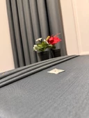 NİVEMESHOME GRİ 140X220 KETEN MASA ÖRTÜSÜ - 4