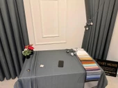 NİVEMESHOME GRİ 140X220 KETEN MASA ÖRTÜSÜ - 1