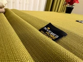 NİVEMESHOME YEŞİL 140X220 KETEN MASA ÖRTÜSÜ - 2