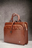 Evrak Laptop Çantası Taba Kapitone 13", 14" 15.6" Inç - 2